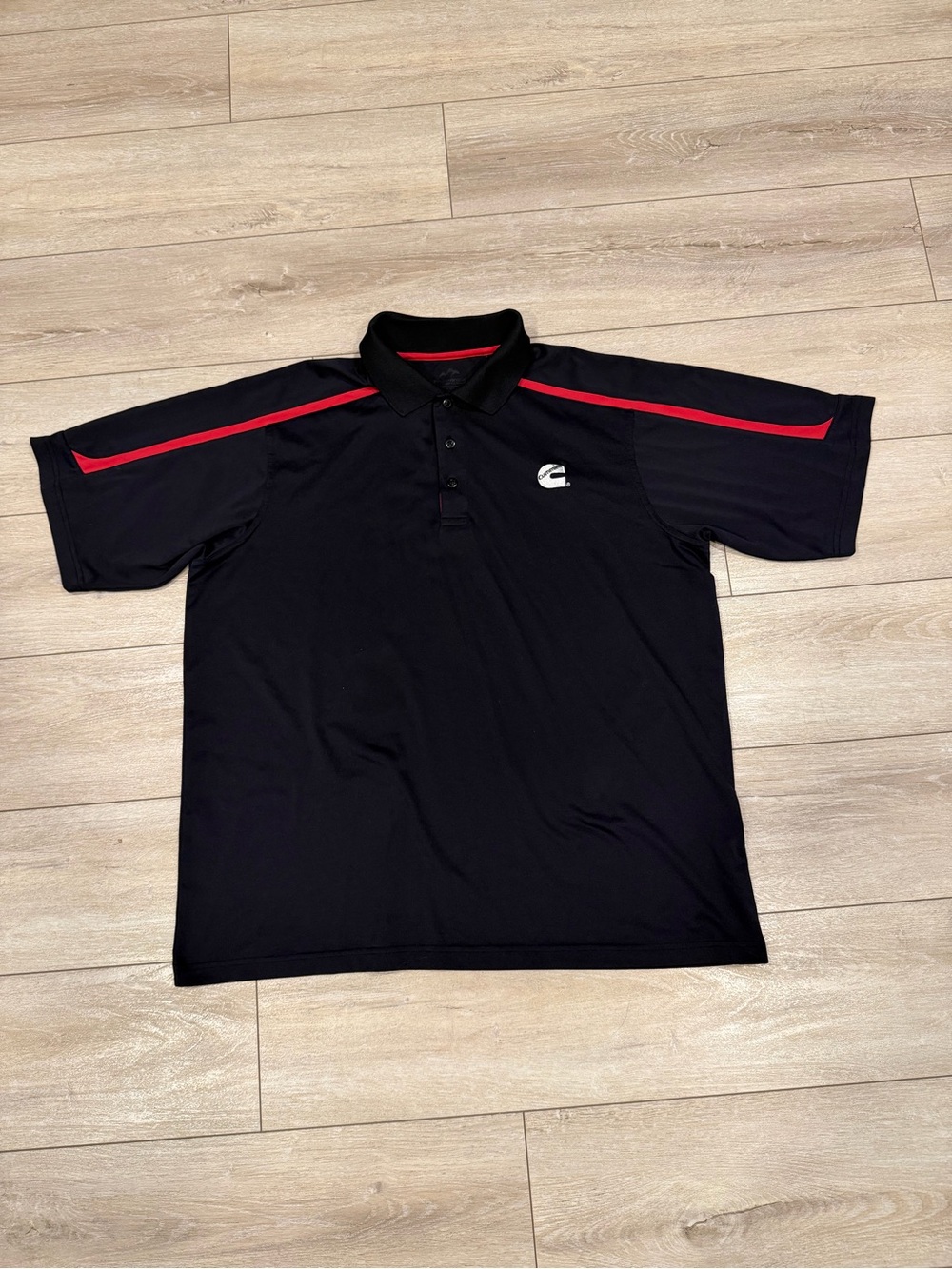 The Mountain Performance Cummins PoloShirt Mens 2XLBlack MoistureWicking Workwea